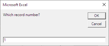 Ask for record