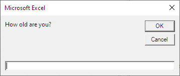 Input dialog