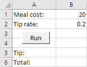Entering tip rate