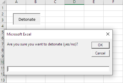 Confirm detonation