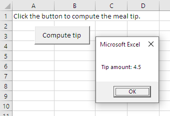 Dialog output