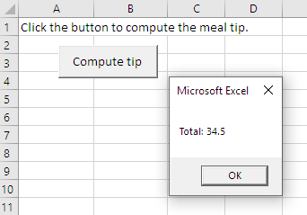 More dialog output