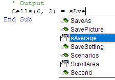 Use down arrow