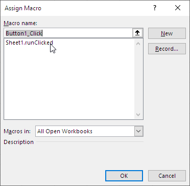 Assign macro