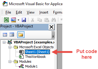 Where to put code